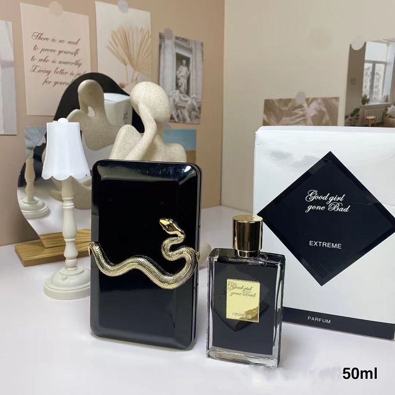 Kilian perfume Good Girl Gone Bad Extreme 50ml Edição limitada com caixa de presente Bom cheiro Longa duração Spay Versão de alta qualidade Envio rápido