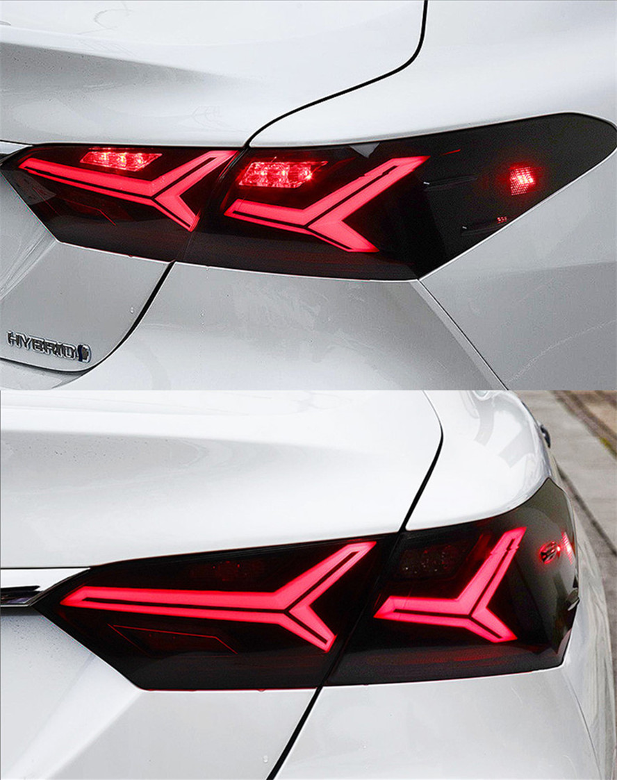 Auto Lichter für Toyota Camry LED Rücklicht 20 18-2022 Hinten Lampe Bremse DRL Hinten Dynamische Signal rückwärts