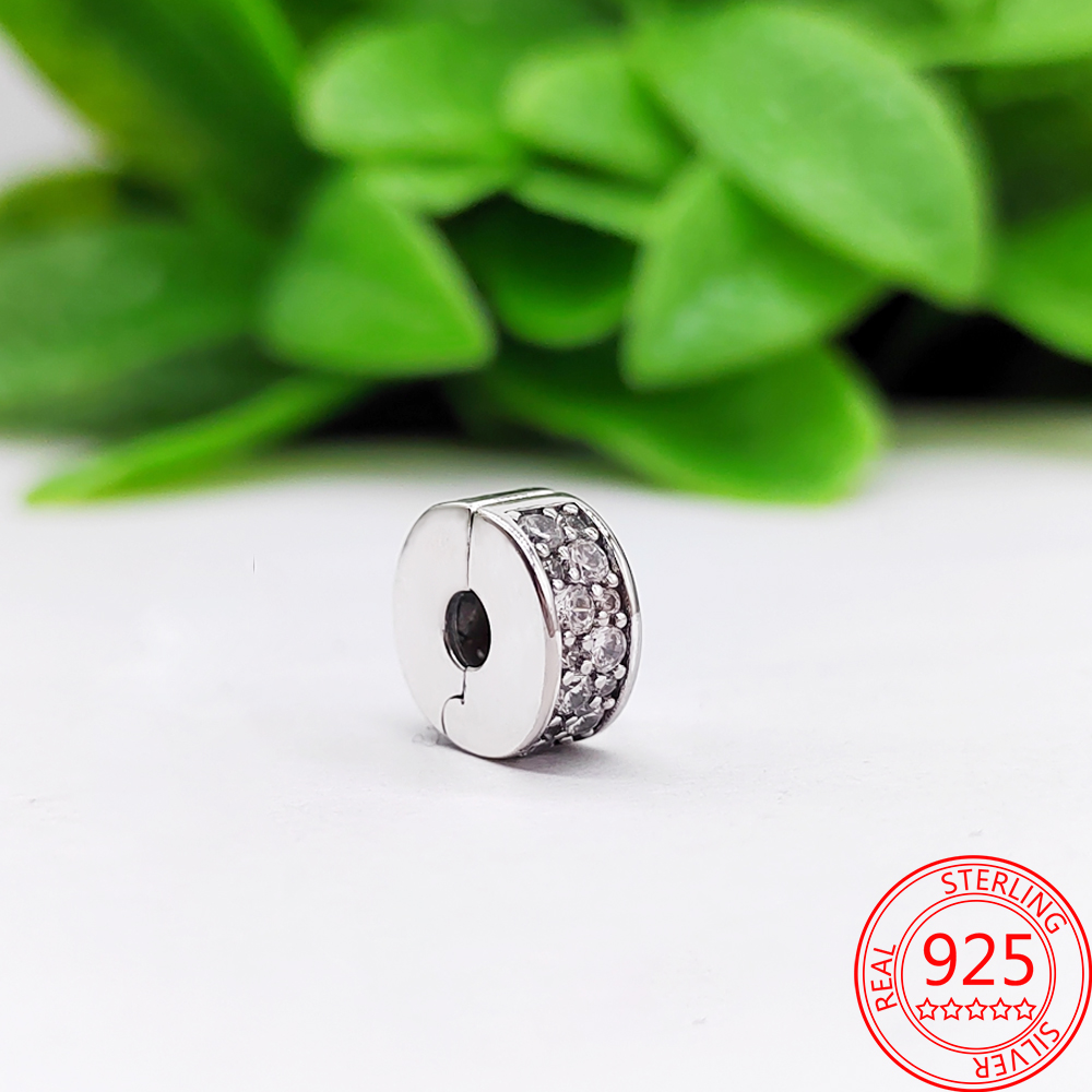 Yeni Popüler 925 Sterling Silver Charm Boncuklar Köpüklü Pavi Gem Serisi Moda Pandora Kadın Bilezik DIY Takı