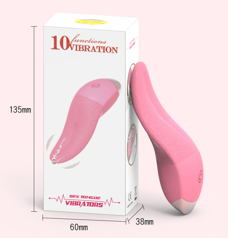 Língua lambendo g ponto clitóris vibrador clit tickler brinquedo sexual para mulher 10 padrão vibratório massagem vaginal adulto orgasmo product9739100