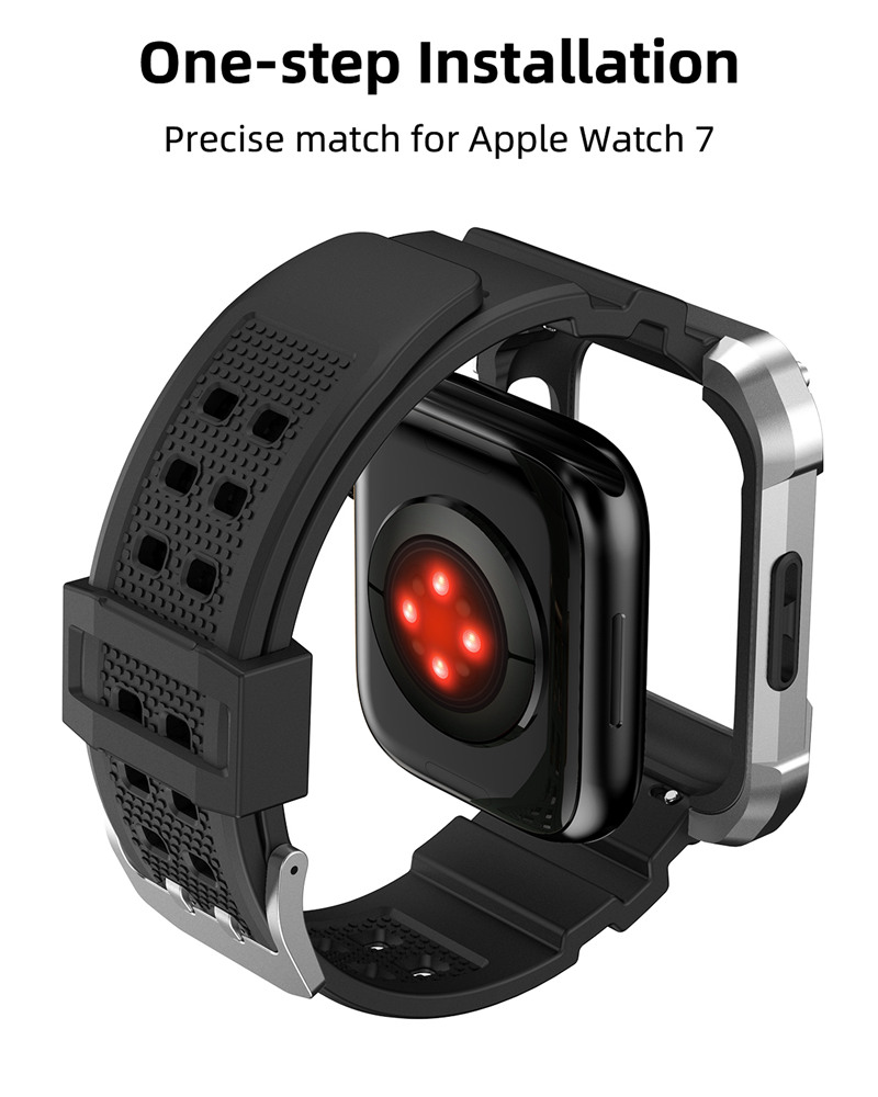 Do Apple Watch Ultra Series 8 7 6 5 4 SE Zestaw stopowy Zestaw Ochronka Ochronna obudowa Okładka paska 44 mm/45 mm