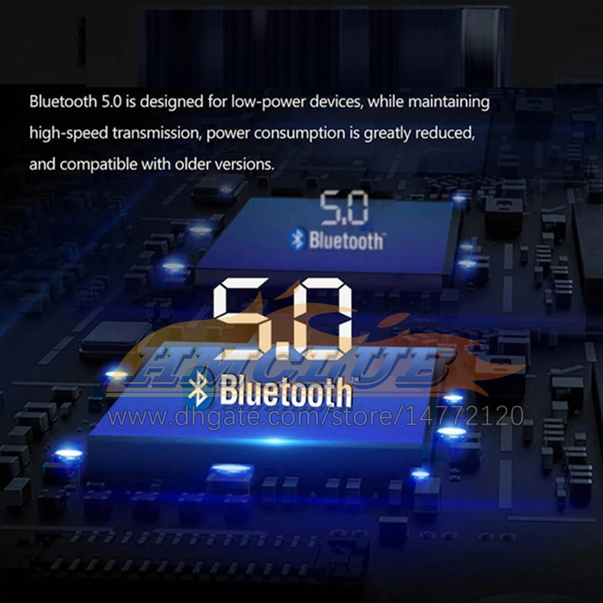 빠른 자동차 충전기 FM 송신기 Bluetooth 5.0 핸즈프리 무선 자동차 듀얼 자동차 충전 자동 무선 변조기 MP3 어댑터 충전 자동차 전자 장치 무료 배