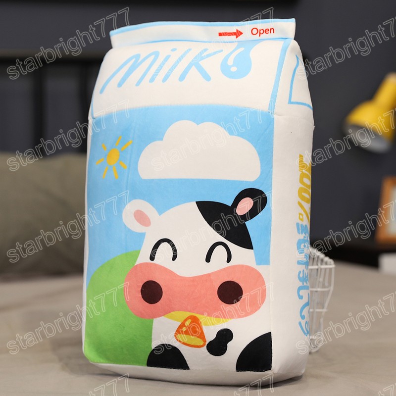 40/50 см в настоящий фруктовый молоко плюшевая игрушечная подушка фаршированная еда молоко чай мягкая кухонная подушка детская игрушка подарка на день рождения