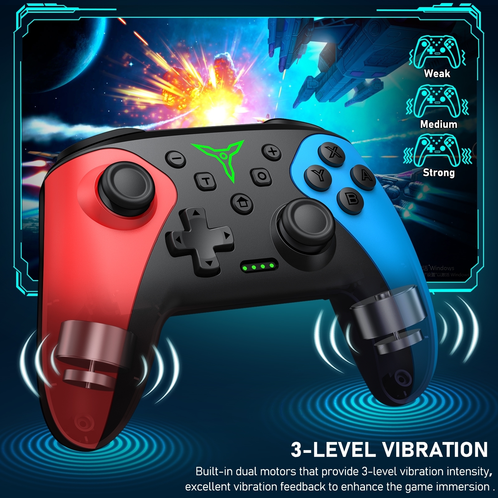 Game Controllers Joysticks Wireless Controller For Nintendo Switch OLED Console Pro Gamepad with 600Mah Rechargeable Battery Progr9777279