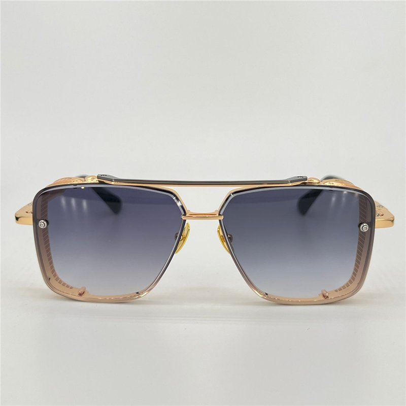 Солнцезащитные очки L EDITION M Six, мужская модель, металлические винтажные модные стильные квадратные безрамочные линзы UV 400, поставляются в упаковке, хорошая продажа285b