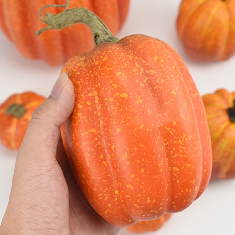 Party Decoratie 7 % Artificial Pumpkins Fake Simulation Pumpkin Halloween Thanksgiving Decor 221031