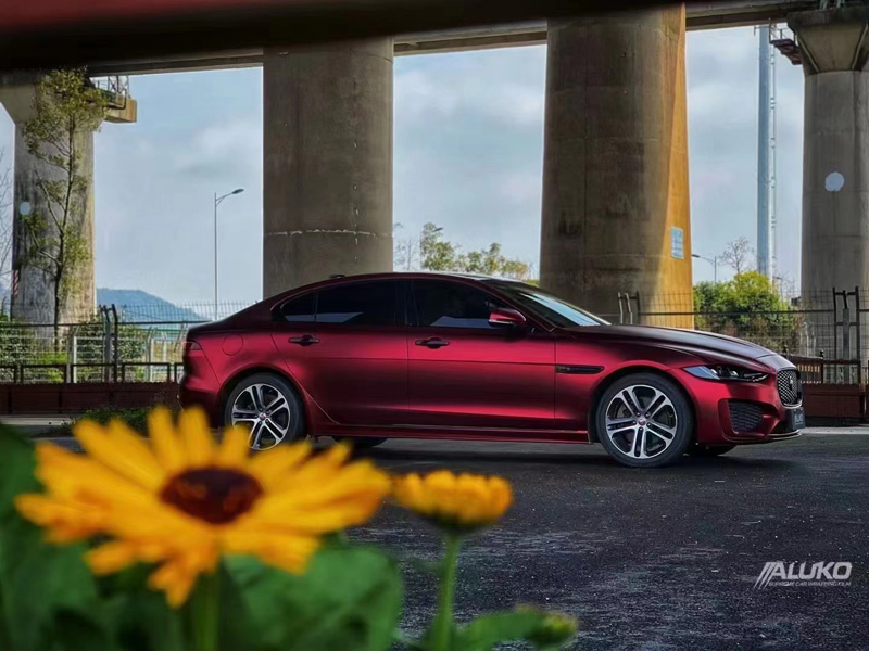 Matte Metallic Romanee красная виниловая пленка пленка самостоятельная клейкая наклейка автомобиль.