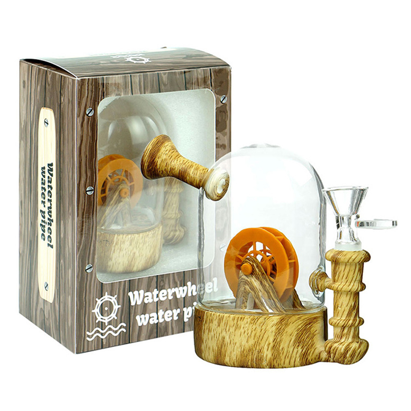 Курящая труба 4.8 '' Dab Силиконовая стеклянная стеклянная бонка для водяного колеса водяной труб