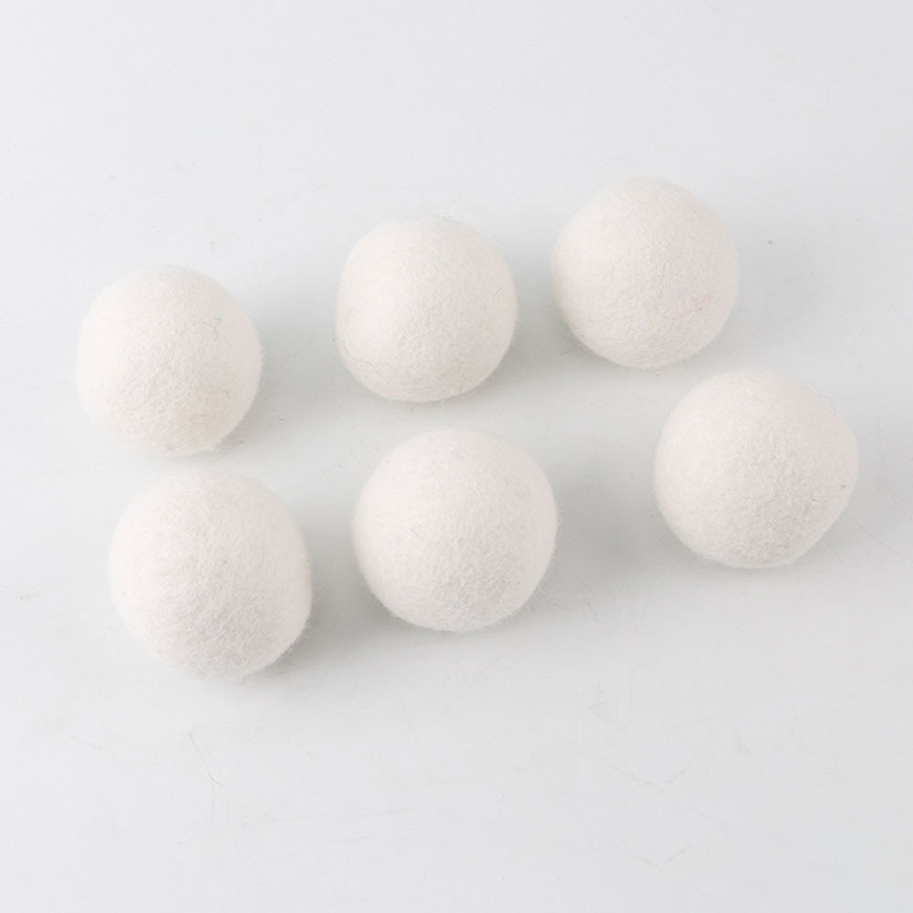 Reusable Wool Dryer Balls Premium Laundry Products Natural Fabric Softener Static Reduces Helps Dry Laundrys Quicker DH98