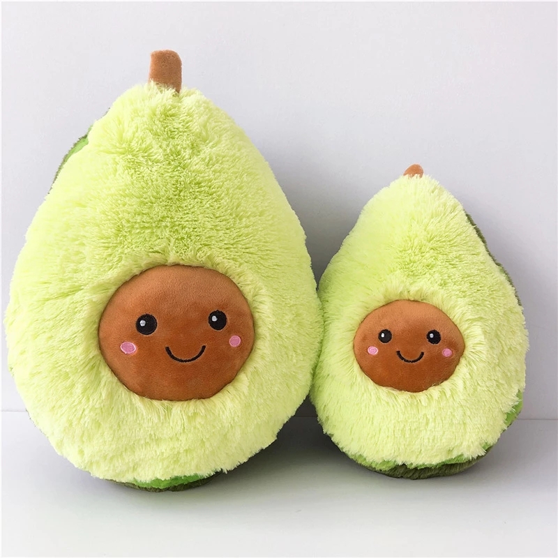 20см мультфильм милый фруктовый авокадо фаршированная плюшевая игрушка кукол авокадо подушка подушка детские подарок D53