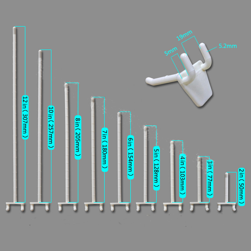 مستلزمات البيع بالتجزئة منتجات Pegboard Products تعرض Holding Hooker Hooks تخزين السلع الأساسية المتاجر Supermarket SuperMarket 