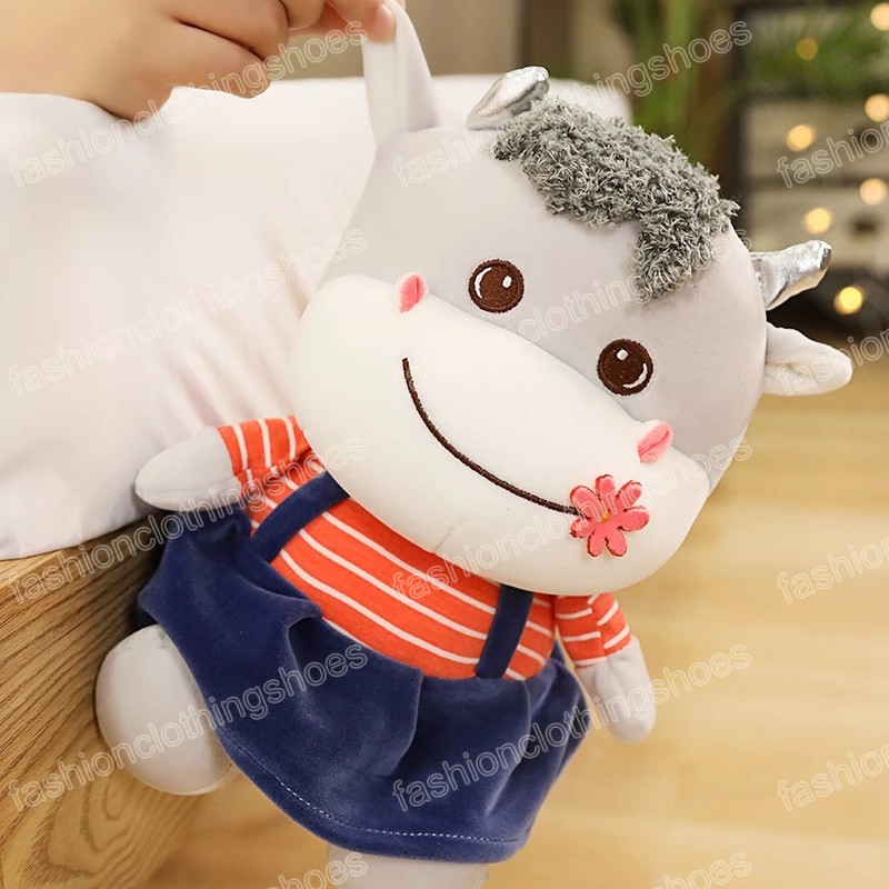 30cm-45cm Kawaii Kühe Rinder Plüsch Spielzeug Weiche Stofftier Puppen Spielzeug Für Kinder Geburtstag Geschenk
