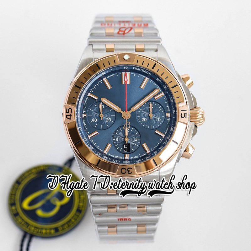 GF V2 B01 Mens Watch A7750 Automatic Chronograph GFFIB0134101G1A1 42MM نغمة الذهب الذهب