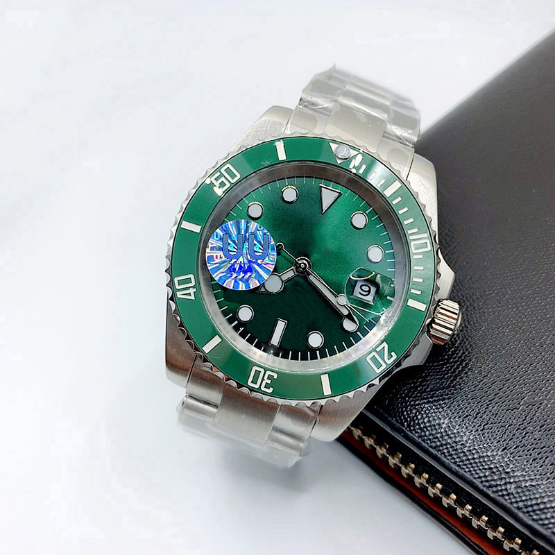 heren automatische mechanische keramiek horloges 41 mm volledig roestvrij staal Zwemhorloges saffier lichtgevend horloge zakelijk casual montre de luxe