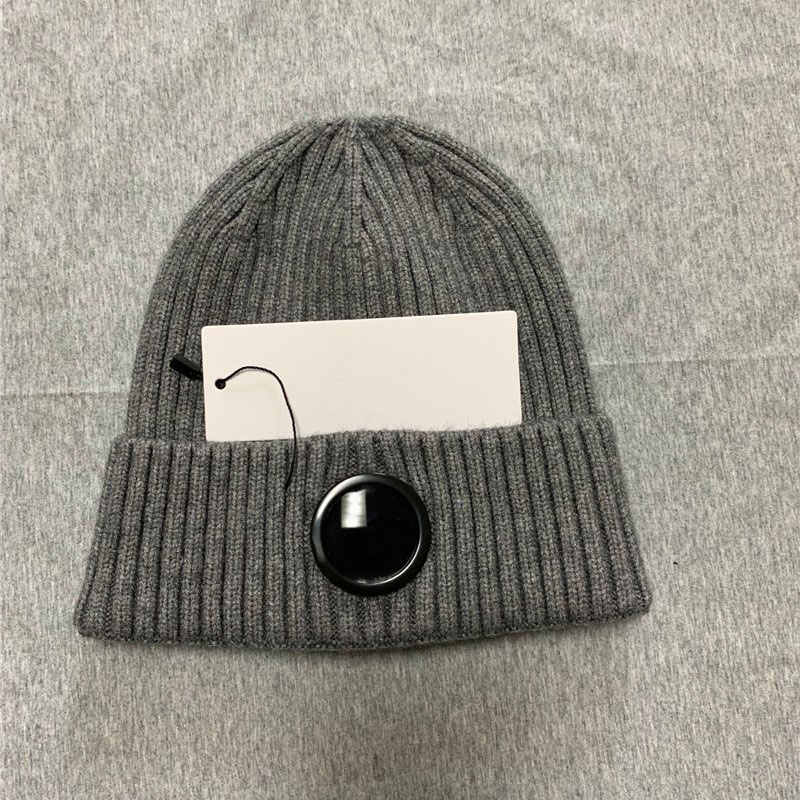 Cp Hat Designer Two Lens Glasses Goggles Beanies Men Cp Knitted Hats Skull Caps Outdoor Women Cp Comapny Hat Inevitable Beanie Black Grey Bonnet 7675