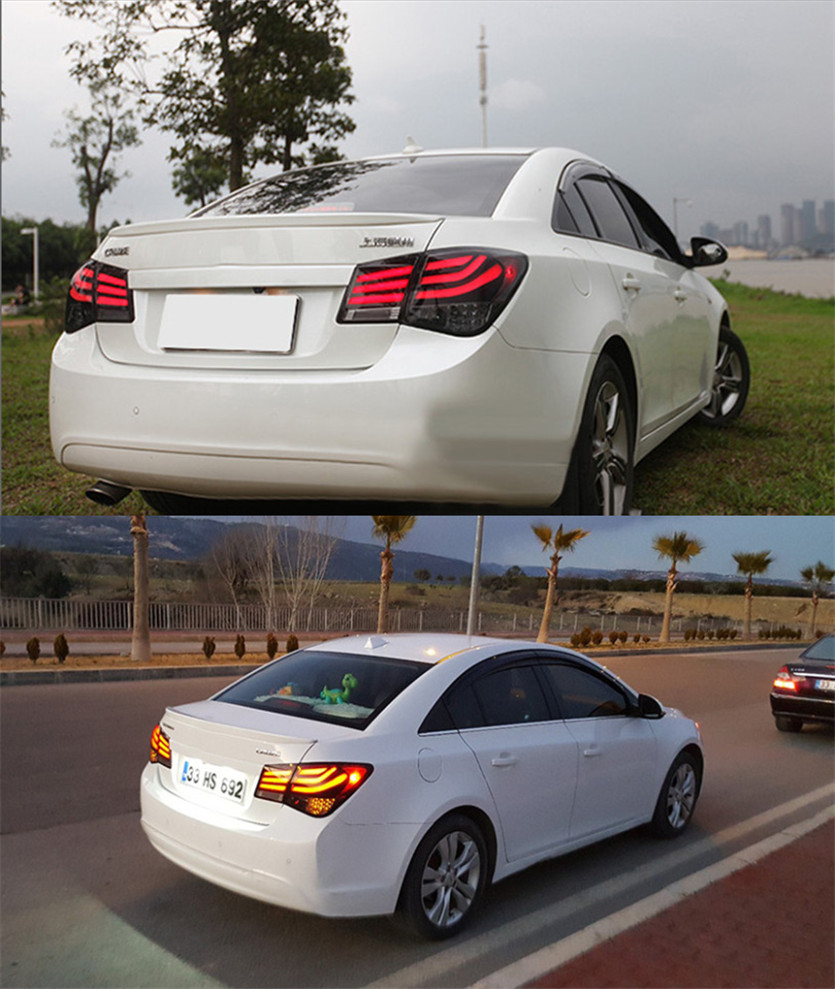 Cruze 20 09-20 16 Cruze Sedan LED DRL信号ブレーキリバースパーキングライトオートアクセサリーを編集するためのカーテールライト