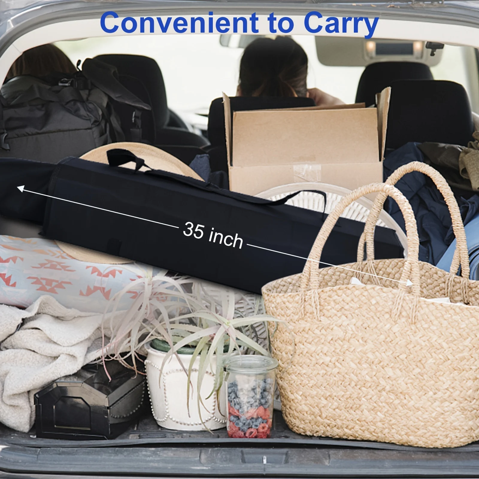 Canopy Lounge Chair with Sunshade for Camping, Hiking, Travel, and Other Outdoor Events, with Holder, 1-Pack