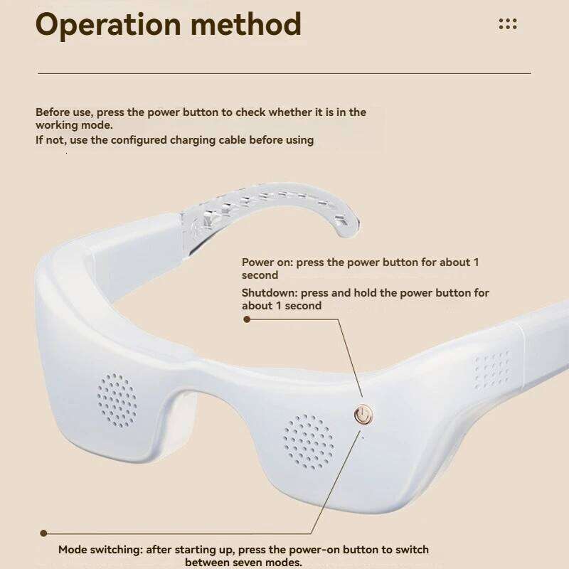 Hot And Cold Seven Color Electric Eye Beauty Device, Dark Circles Anti Wrinkle Essence Introducer, Anti-Aging, Eye Fatigue R