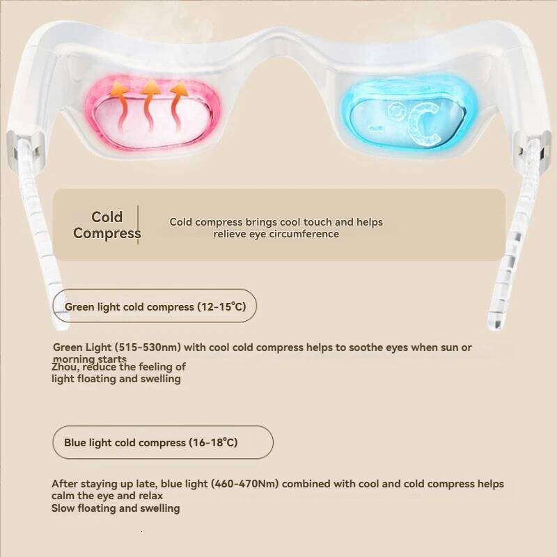 Hot And Cold Seven Color Electric Eye Beauty Device, Dark Circles Anti Wrinkle Essence Introducer, Anti-Aging, Eye Fatigue R