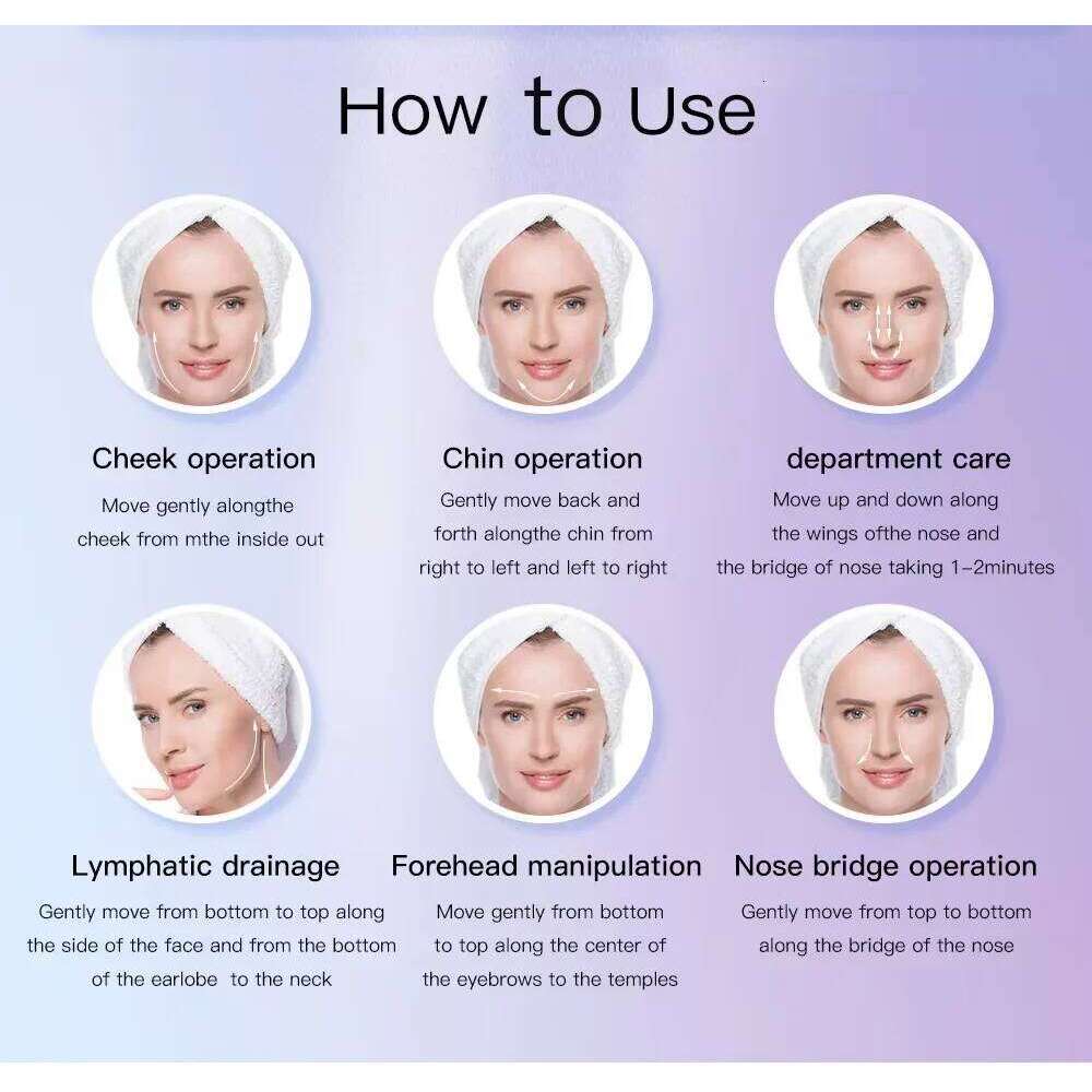 Portable 4 IN 1 RF EMS 3-Color LED Neck Firming Anti-Aging Rf Frequency Therapy Face Lifting Hine Home Use