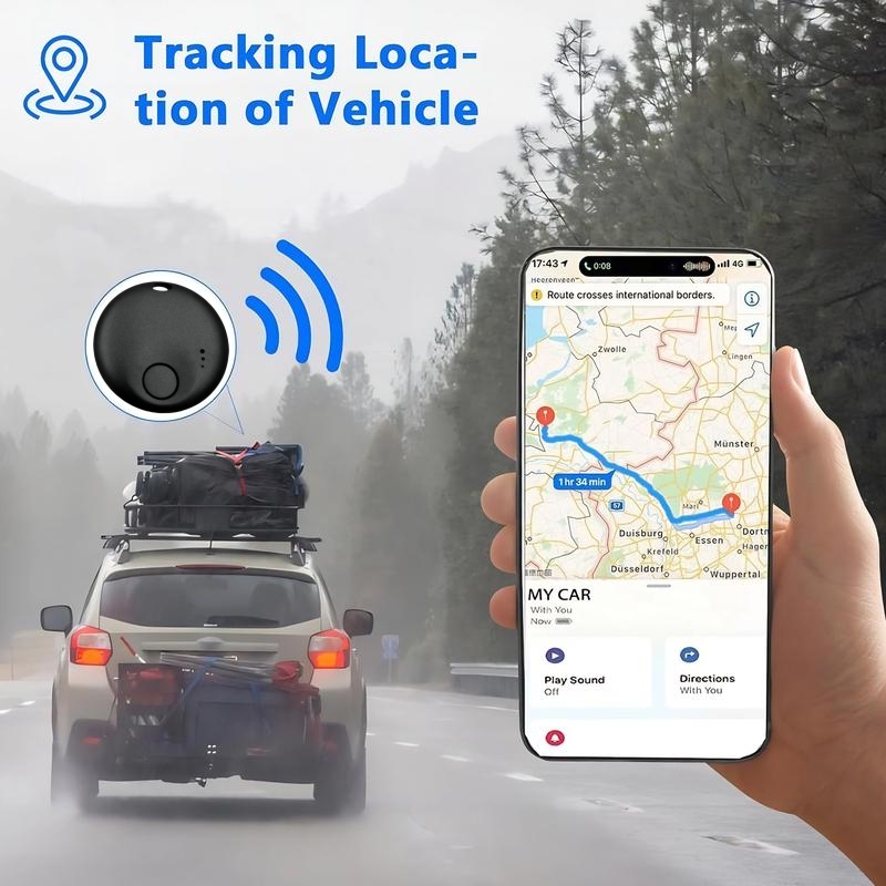 Smart GPS Tracker, solo para el teléfono Android Google Find My Device, sin tarifa mensual, localizador preciso en tiempo real, para automóviles/mascotas/niños/ancianos/valores de posicionamiento