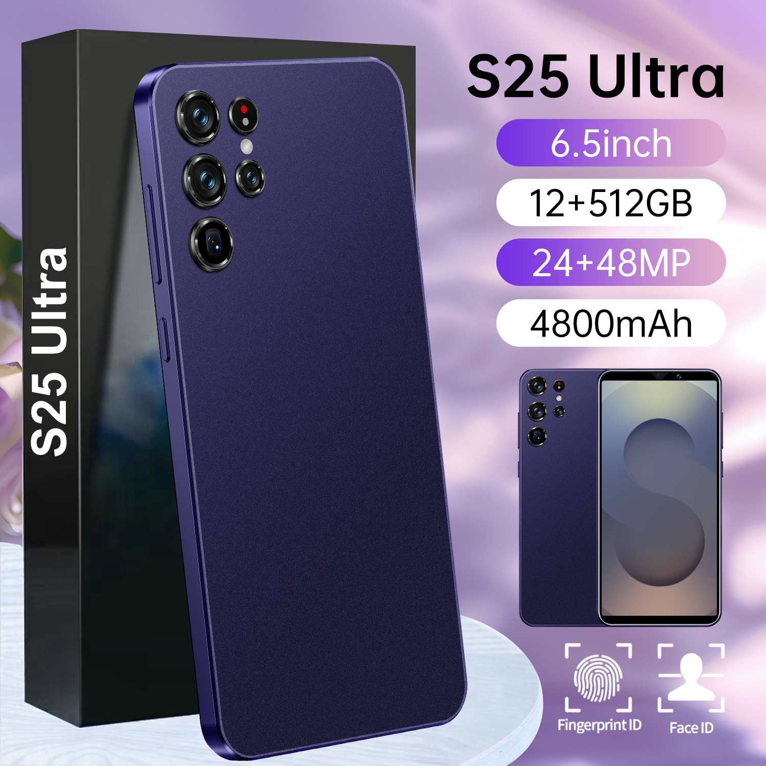 S25 Ultra Smartphone Unlocked Cell Phones Android 14 5g Celular Cellphone 7.3 inch 512GB S 25 Mobile Phone