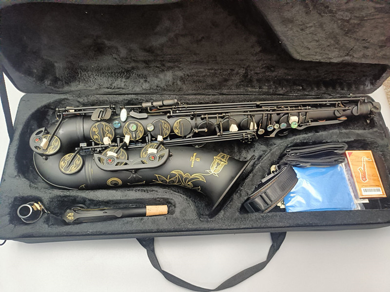 High quality Japanese brand Tenor sax Black T-902 musical instrument in Bb black brass Musical Instruments professional level 