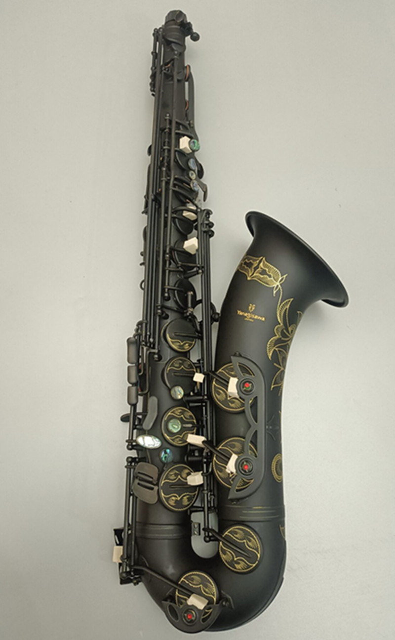 High quality Japanese brand Tenor sax Black T-902 musical instrument in Bb black brass Musical Instruments professional level 