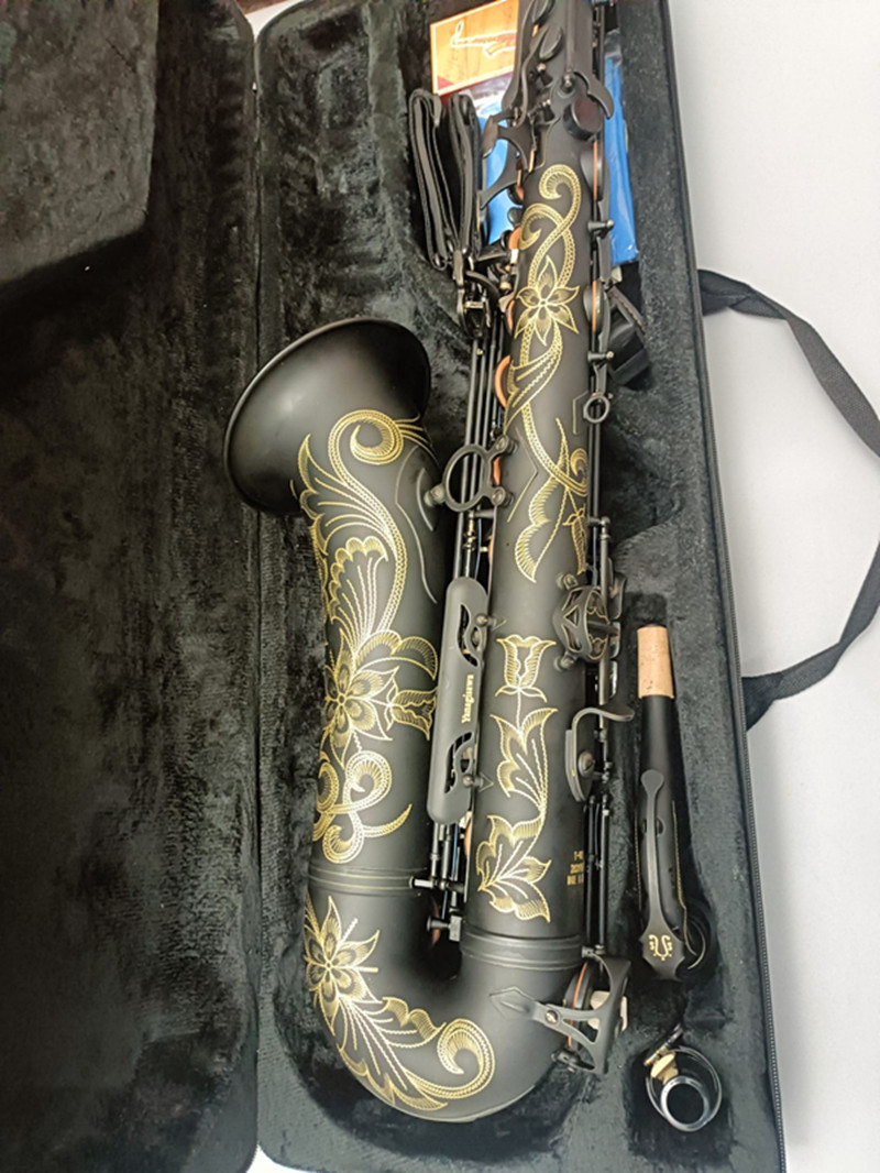 High quality Japanese brand Tenor sax Black T-902 musical instrument in Bb black brass Musical Instruments professional level 
