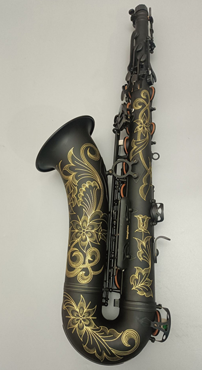 High quality Japanese brand Tenor sax Black T-902 musical instrument in Bb black brass Musical Instruments professional level 