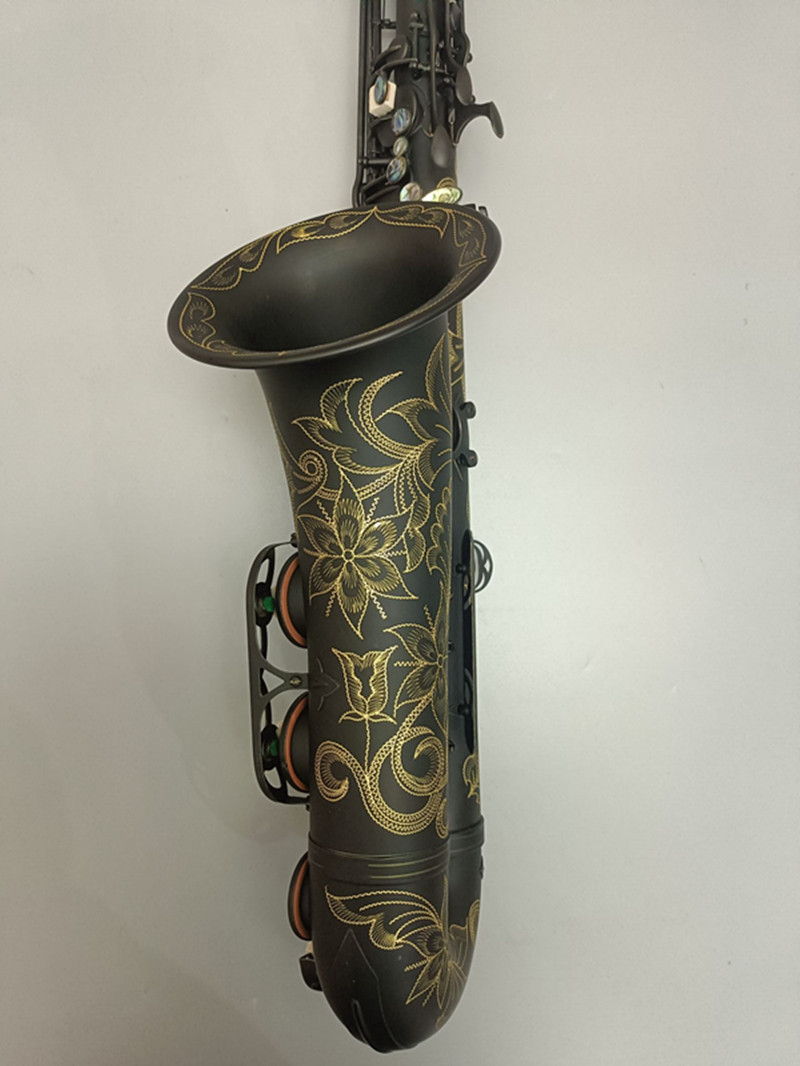 High quality Japanese brand Tenor sax Black T-902 musical instrument in Bb black brass Musical Instruments professional level 