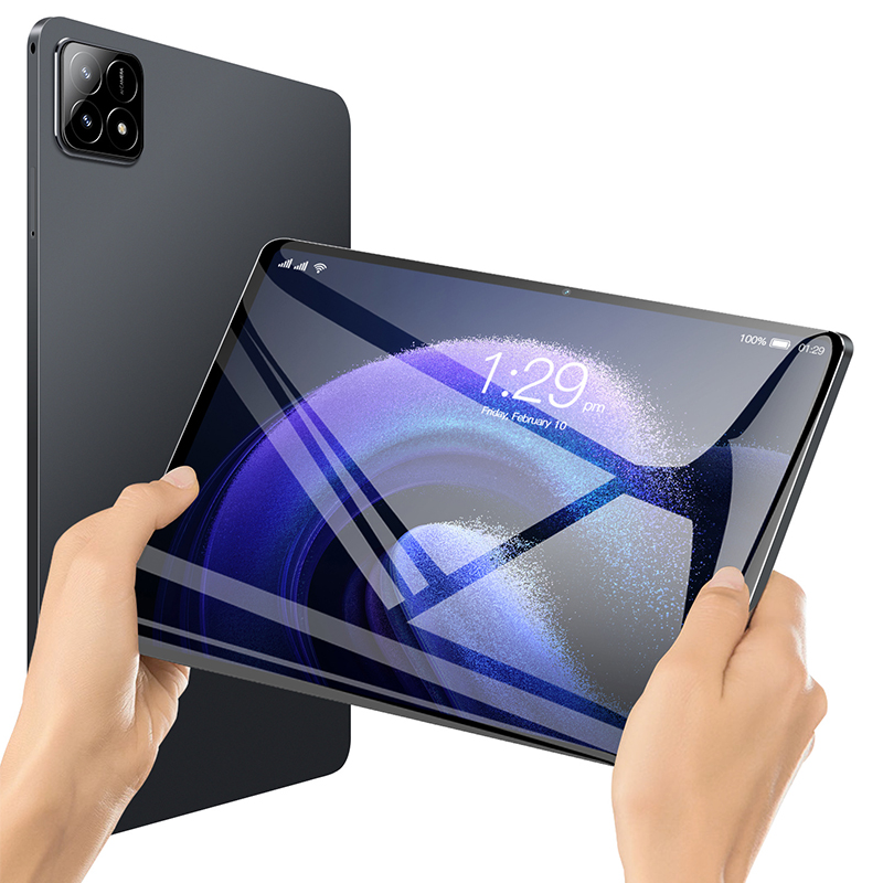 New Tablet PC 10.1 Inch Pad 6S Pro 2GB+32GB RAM Android 10 for Office Learning MTK6737 16+32MP Camera Quad-core Dual SIM Card Tablet PC