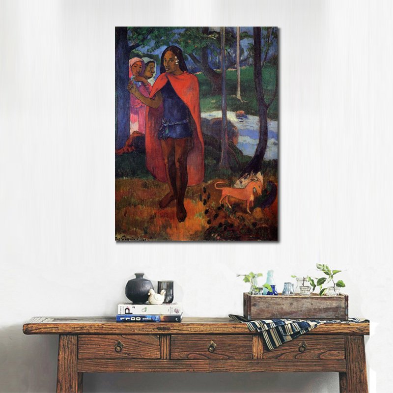 Handmade Paul Gauguin Paintings Of The Sorcerer Of Hiva Oa Landscape