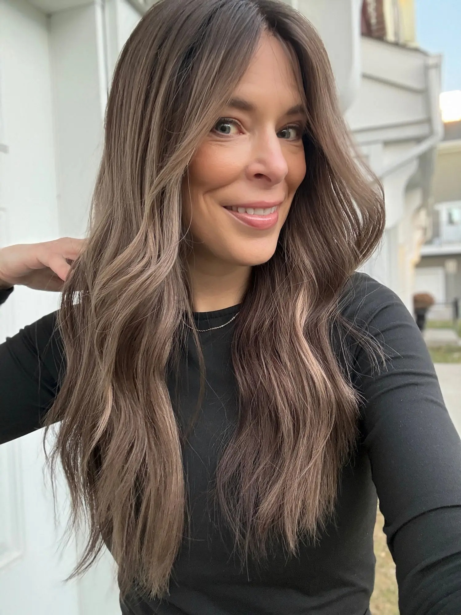 Brown Blonde Ombre 13x4 HD Lace Body Wave Front Wig detail view 2