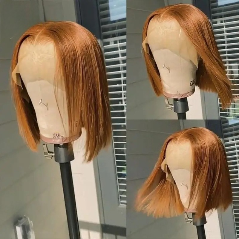 613 Blonde Short Bob Lace Front Wig 10 12 Inches detail view 5