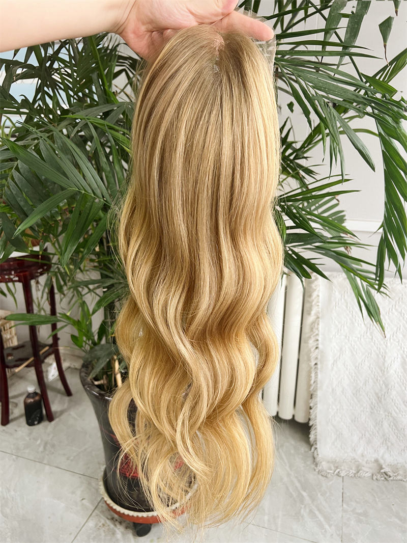 Blonde Curly Lace Front Wig detail view 2