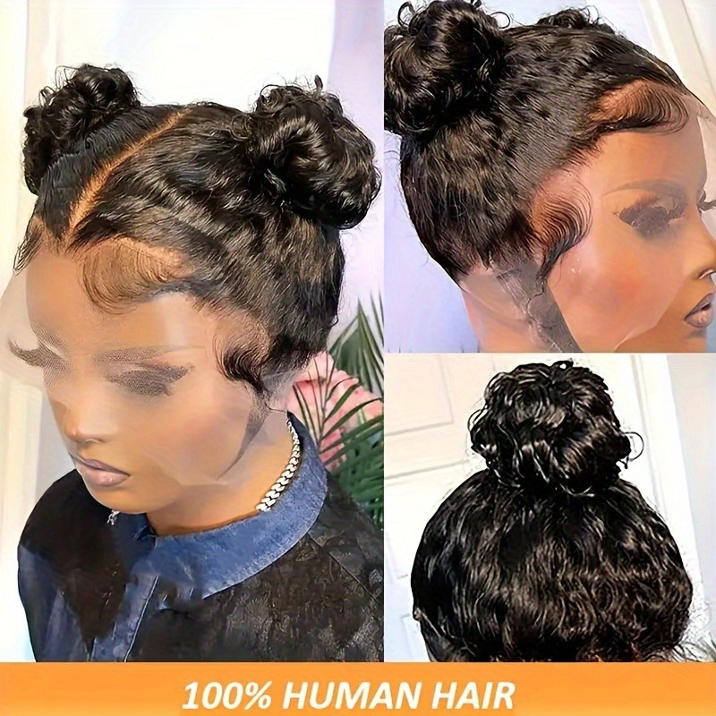 Curly Wig 250 Density Deep Wave 360 Full Hd Lace detail view 2
