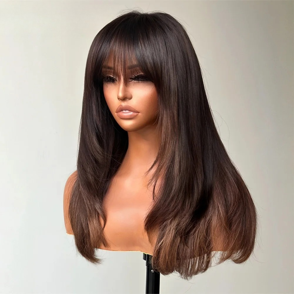 Chocolate Brown 200 Density 30 40 Inch Layered Cut Bone detail view 3