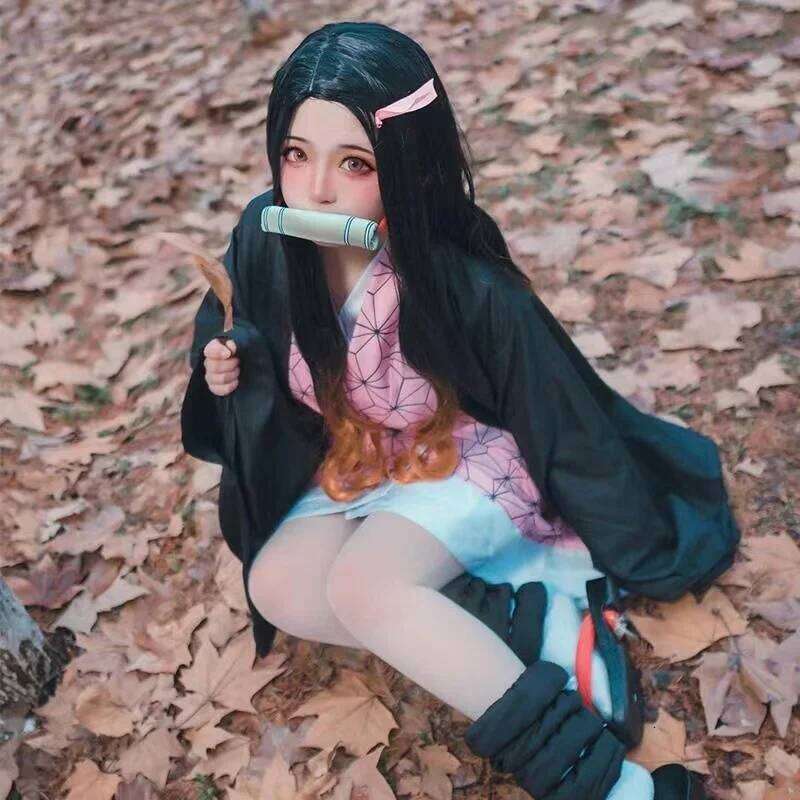 Anime Demon Slayer Cosplay Kimetsu No Yaiba Kamado Nezuko detail view 2