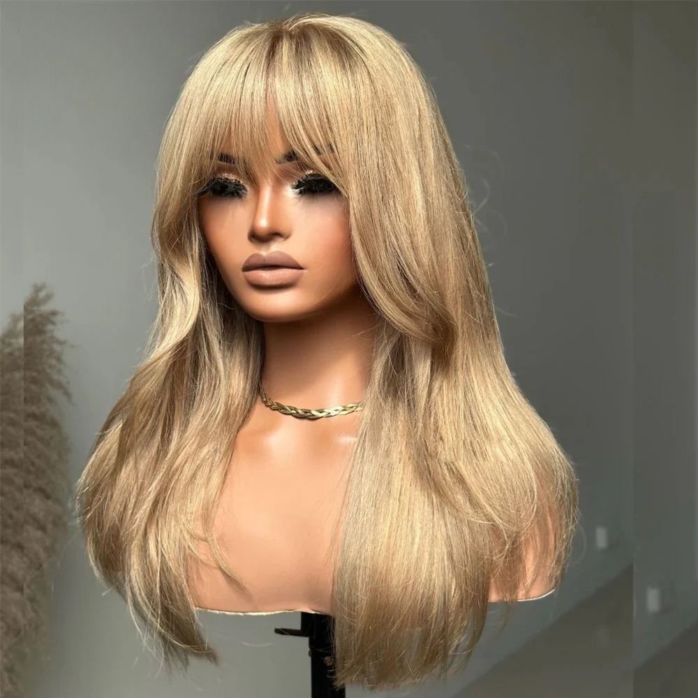 Wear And Go Wig With Layered Bang Glueless Ready To detail view 2