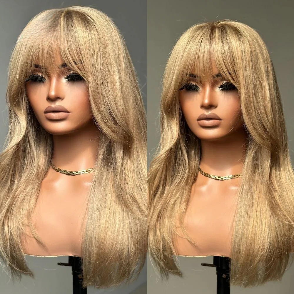 Wear And Go Wig With Layered Bang Glueless Ready To detail view 4