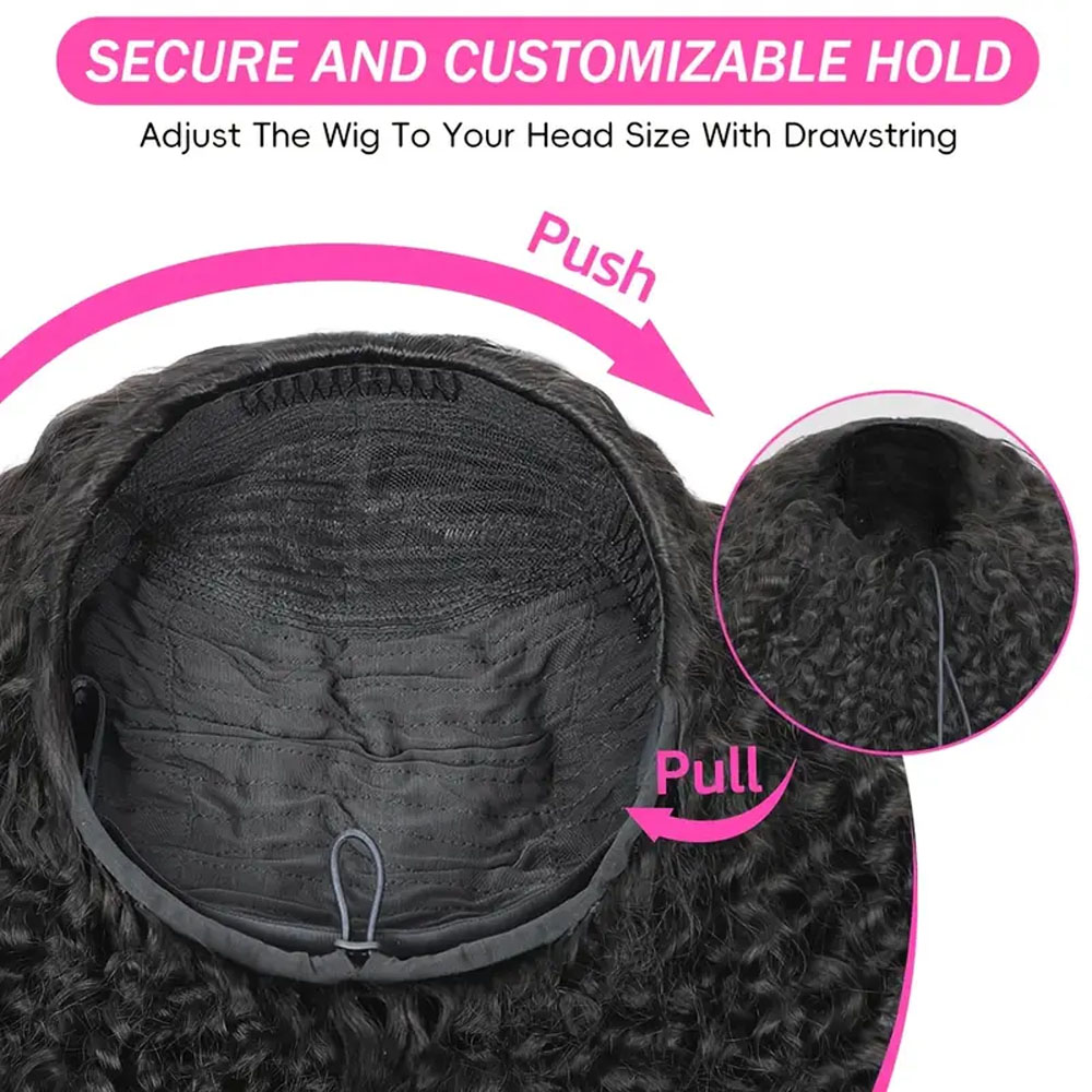 Glueless Wig Deep Curly Wig 250 Density 3 In 1 detail view 6