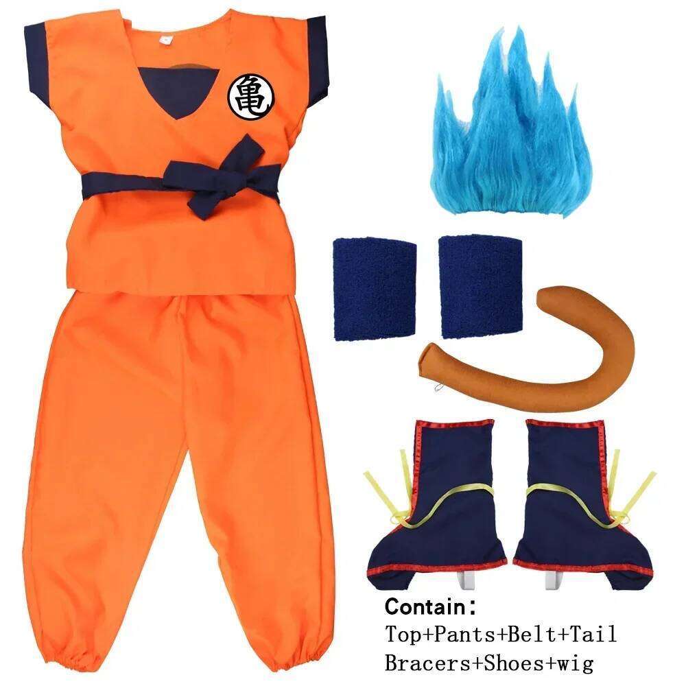 Halloween Adult Kids Suits Son Goku Gui Carnival Anime detail view 1