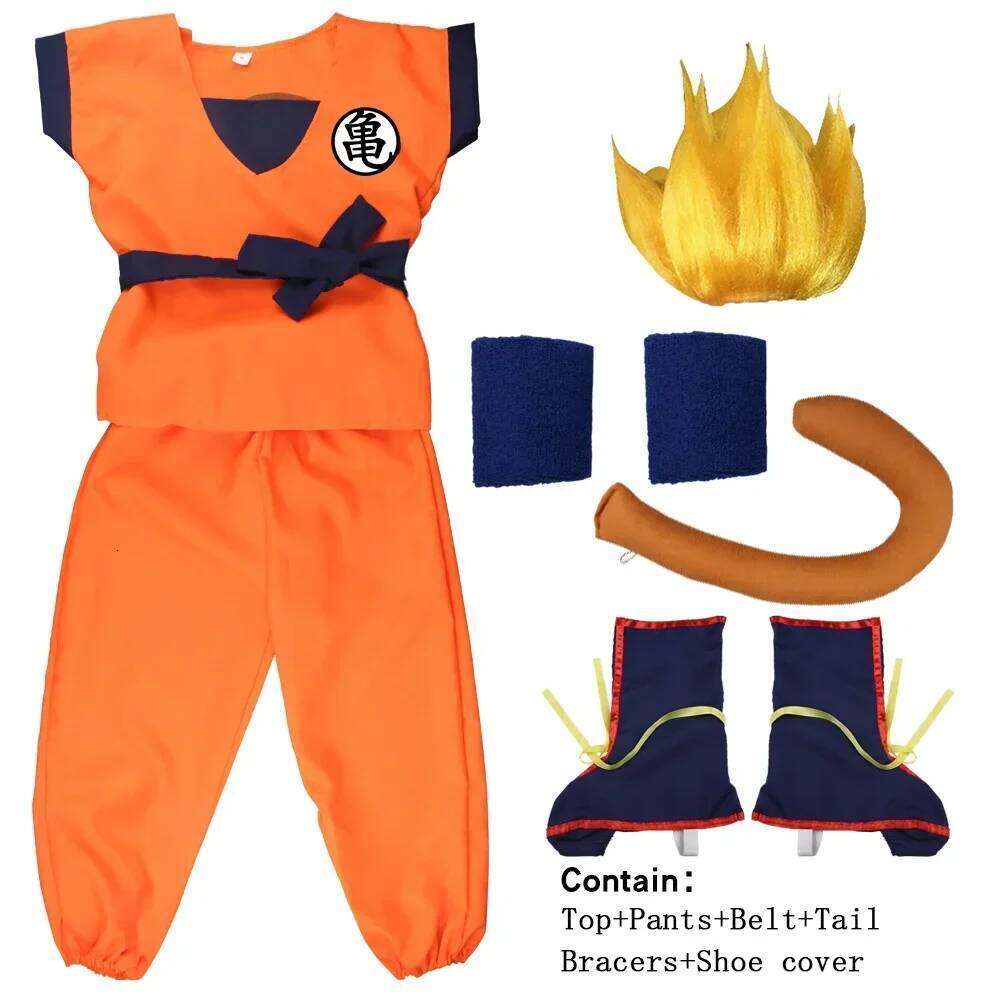 Halloween Adult Kids Suits Son Goku Gui Carnival Anime detail view 2