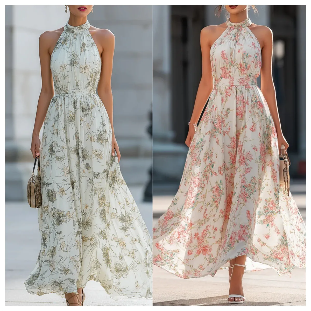 halter neck fashion high spring dress Womens Floral Elegant... From Ddmyjun, Rs.3,283.47 In Bulk msku::3010103-1224