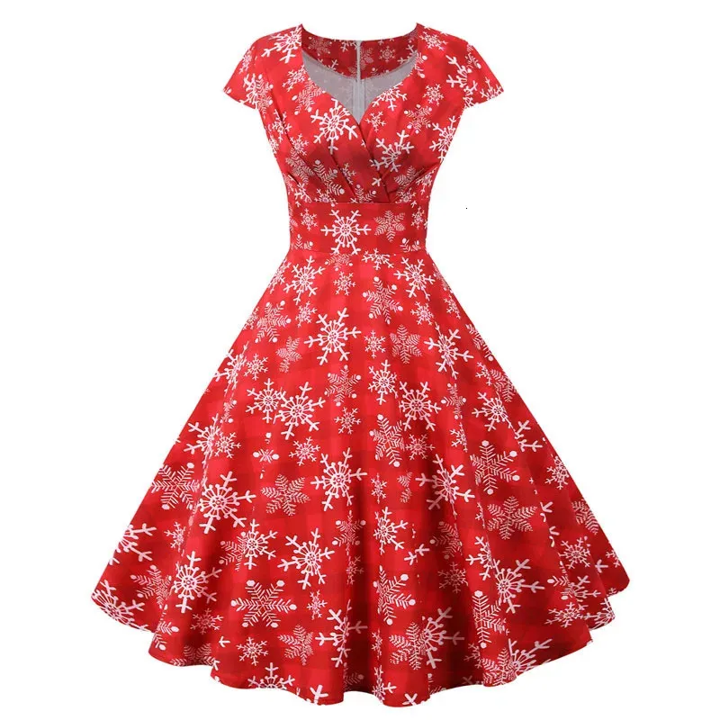 V Neck Short Sleeve Printed Christmas Dress, Large... From Xinchuang01, Rs.1,934.39 In Bulk