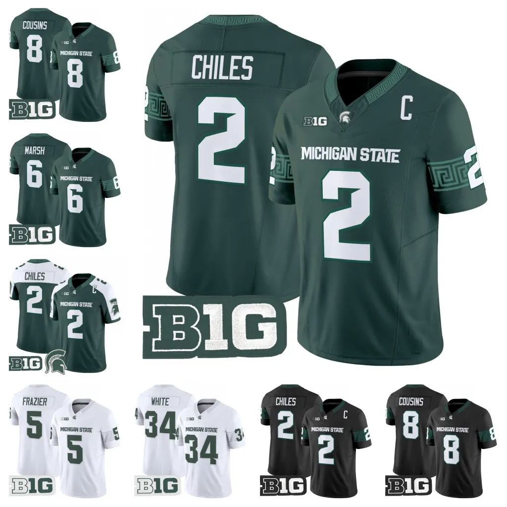 2026 Michigan State Spartans Dhgate Football Shirts From