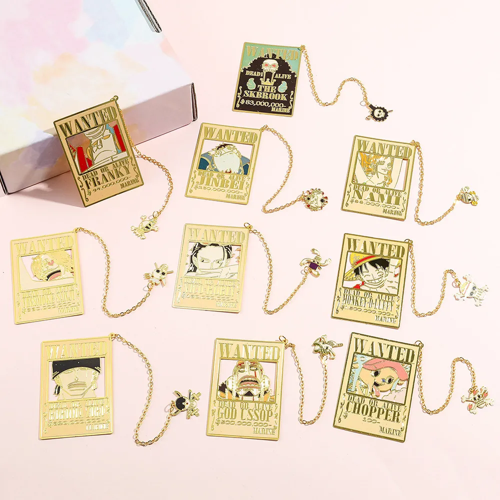 Creative Wanted Poster Bookmark, One Piece Anime... From Jersey_customs ...