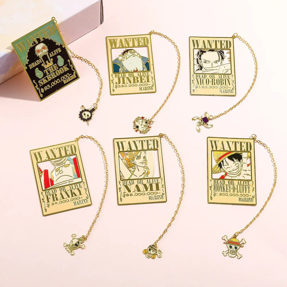 Creative Wanted Poster Bookmark, One Piece Anime... From Jersey_customs ...