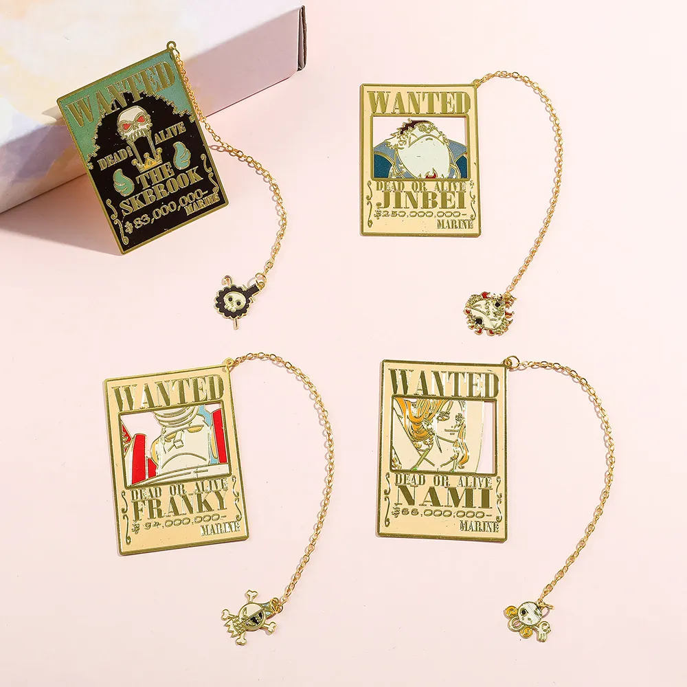 Creative Wanted Poster Bookmark, One Piece Anime... From Jersey_customs ...